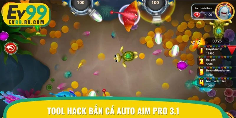 Auto Aim Pro 3.1 là phiên bản mới nhất của tool hack bắn cá